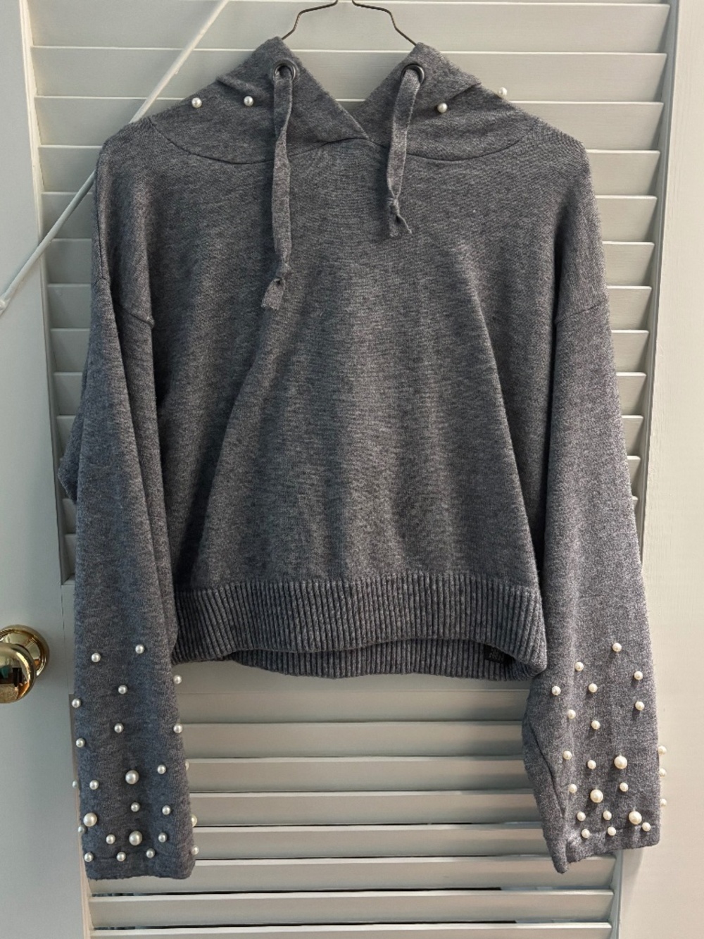 Zara Paris Pearl Hoodie
